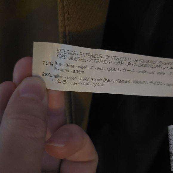 Zara | Double Breasted Wool Blend Coat - Picture 4 of 5